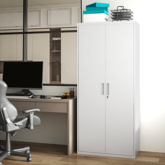 4goodz Archiefkast metaal met afsluitbare deuren 40x80x180 cm - - Image 2
