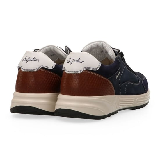 Australian Footwear Discover 15.1686.01-skv-blue-tan-white - Image 2