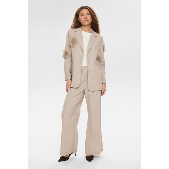 Nümph Nufloria pants 706509 chateau grey melange - Image 3