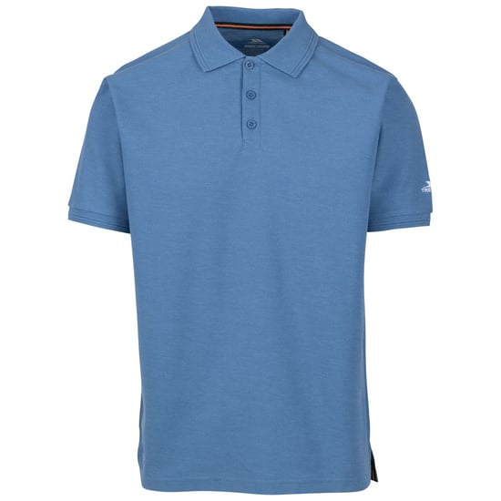 Trespass Mens Brave Polo Shirt (Denim Blue) - Image 1
