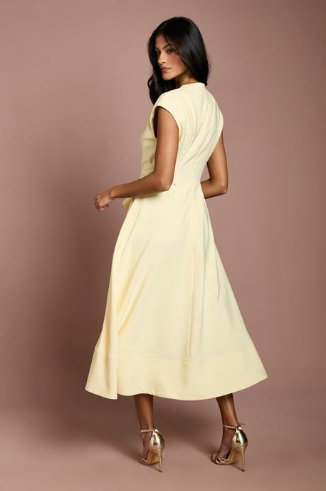 Petite Belted Crepe Dress - Image 3