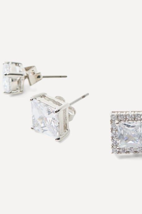 3 Pack Diamante Earrings Pack - Image 3