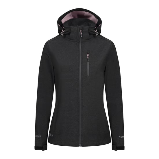 Trespass Dames/Dames Lorimer DLX Softshell Jas (Donkergrijs mergel) - Image 1