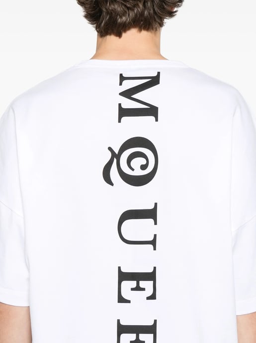 Vertical Back Logo T-Shirt in White - Image 4