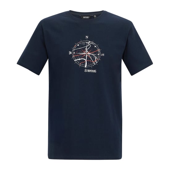 Regatta Heren Cline IX Kompas T-Shirt (Marine) - Image 1