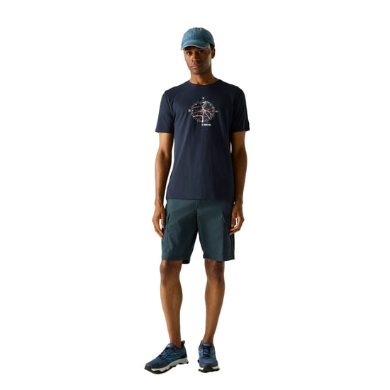 Regatta Heren Cline IX Kompas T-Shirt (Marine) - Image 4