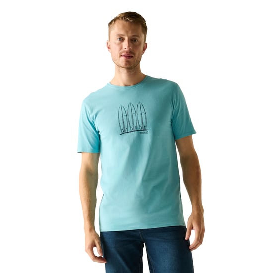 Regatta Heren Cline IX Surfboard T-Shirt (Noords Blauw) - Image 5