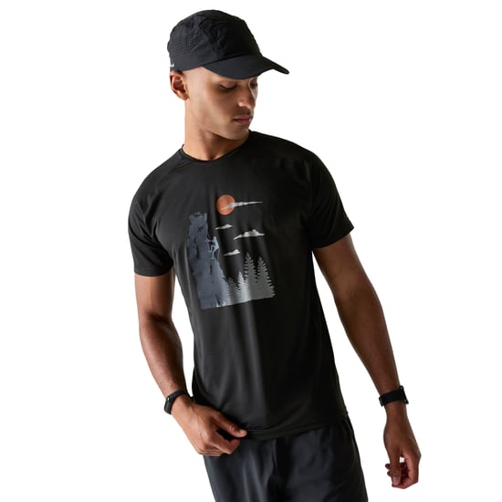 Dare 2B Mens Tech II Mountain Climbing T-Shirt (Black) - Image 5