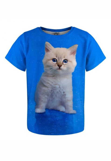 "Blue Cat" T-shirt - Image 1