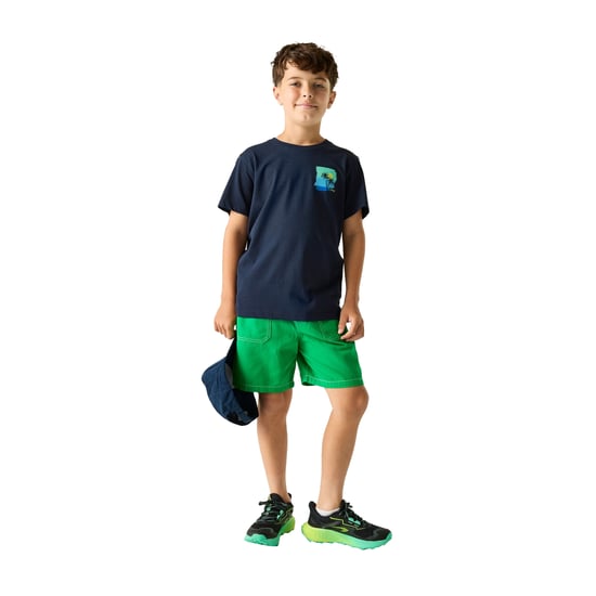 Regatta Childrens/Kids Bosley Back Print T-Shirt (Navy) - Image 4