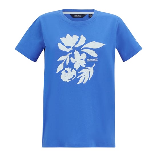 Regatta Womens/Ladies Filandra VX Flower Silhouette T-Shirt (Sonic Blue) - Image 1