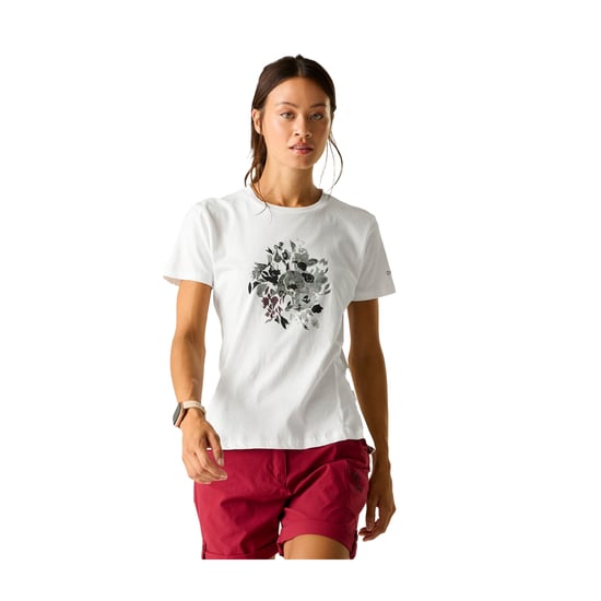 Dare 2B Womens/Ladies Tranquility III Flowers T-Shirt (White) - Image 3