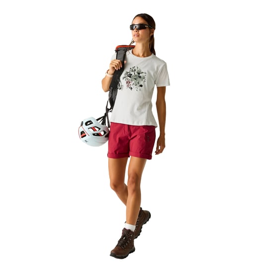 Dare 2B Womens/Ladies Tranquility III Flowers T-Shirt (White) - Image 4