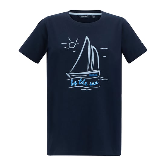 Regatta Womens/Ladies Filandra VX Sailboat T-Shirt (Navy) - Image 1