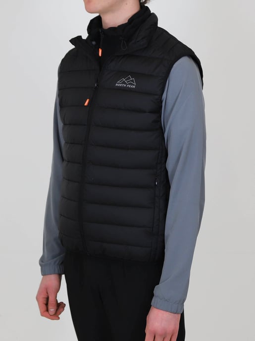 Mens Black Trail Gilet - Image 2