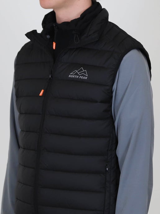 Mens Black Trail Gilet - Image 3
