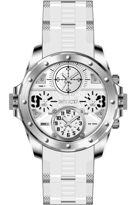 Invicta Coalition Forces 50217 Heren Horloge - Quartz Uurwerk - Roestvrij Staal met zilveren Wijzerplaat - 50mm - Image 1