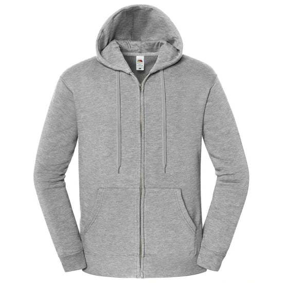Fruit of the Loom Unisex Adult Iconic Premium Full Zip Hoodie (Athletic Heather) - Image 1