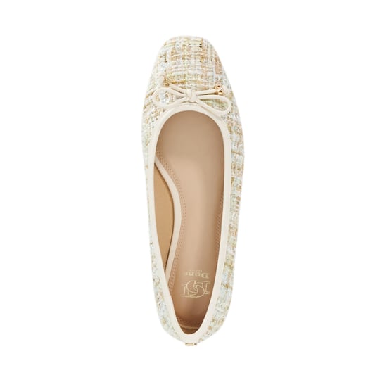 Dune Ladies Hennie - Brown Leather Ballet Flats - Image 3
