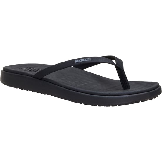 HEYDUDE Maui Breeze Polyurethane Women's Black/Black Flip Flops - Image 1