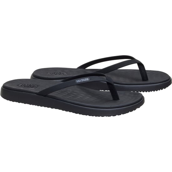HEYDUDE Maui Breeze Polyurethane Women's Black/Black Flip Flops - Image 3