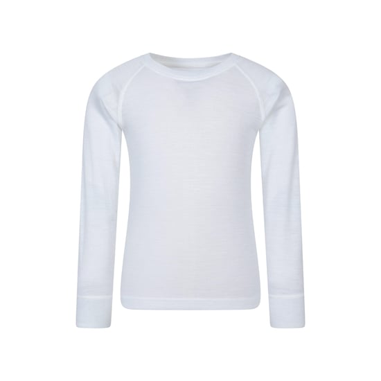 Mountain Warehouse Kinder/Kids Merino II Ronde Hals Base Layer Top (Wit) - Image 1