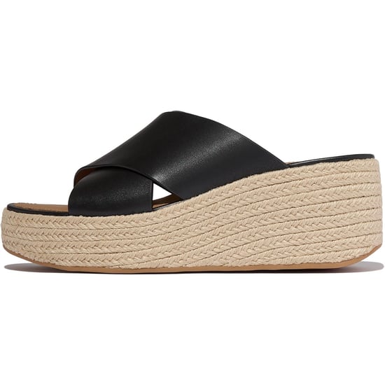 Fitflop Platfforms Leather Women's Black Sandals - Image 4