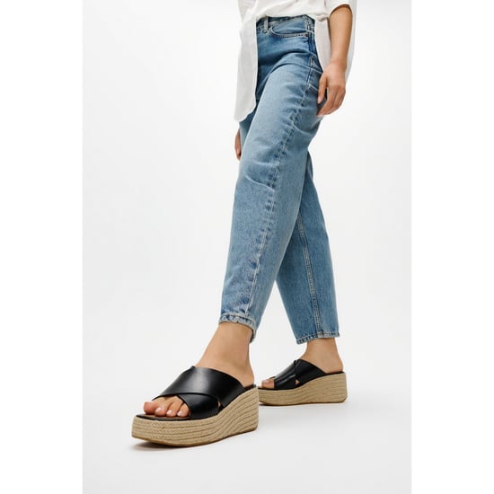 Fitflop Platfforms Leather Women's Black Sandals - Image 6