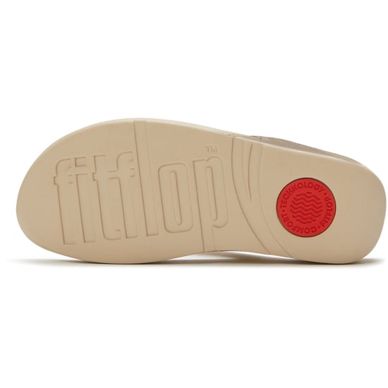Fitflop Lulu Ultra-Jewel Toe-Post Polyurethane Women's Platino Sandals - Image 2