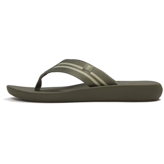 Fitflop iQushion Polyester Heren Flip-Flops in Diep Olijf/Salie Groen - Image 4