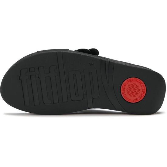 Fitflop Lulu Flower Polyurethane Women's Black Sandals - Image 2