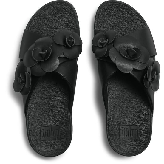 Fitflop Lulu Flower Polyurethane Women's Black Sandals - Image 3