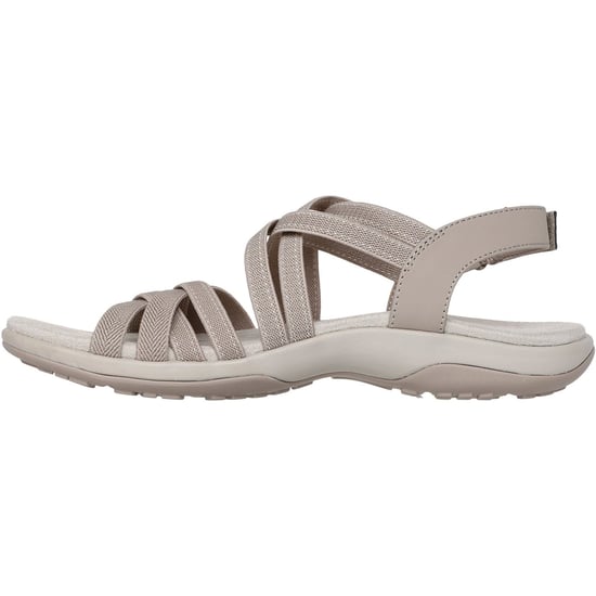 Skechers Reggae Slim - Zomeruitstap Polyester Dames Taupe Sandalen - Image 4
