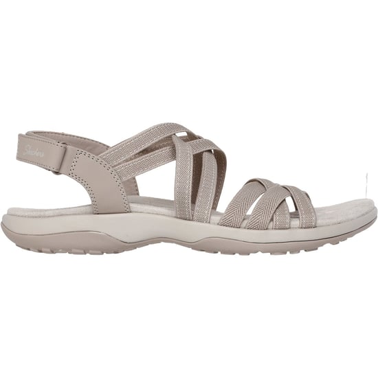 Skechers Reggae Slim - Zomeruitstap Polyester Dames Taupe Sandalen - Image 5
