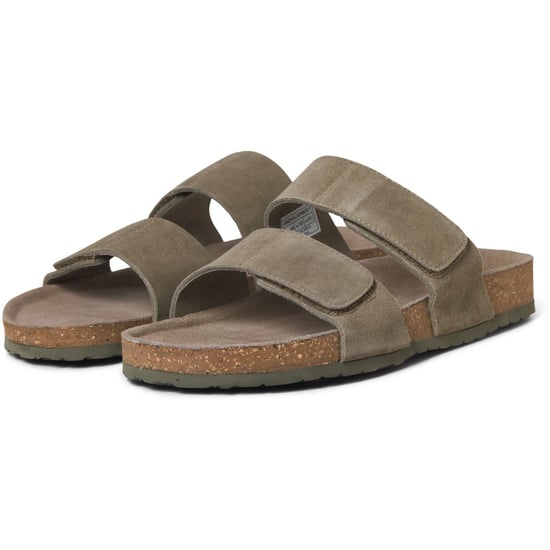 Jack & Jones Malta Suède Heren Martini Olijfgroene Sandalen - Image 1