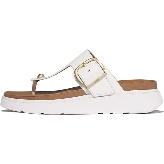 Fitflop Gen-FF Toe-Post Leather Women's Urban White Sandals - Image 4