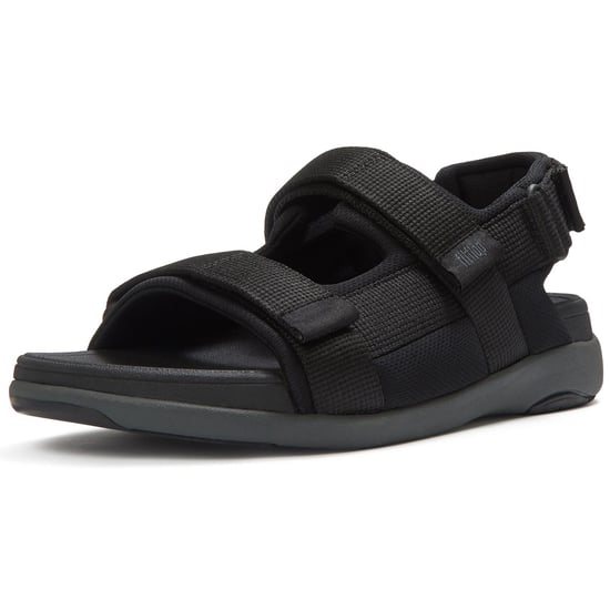 Fitflop F-Mode Go Polyester Men's Black Sandals - Image 1