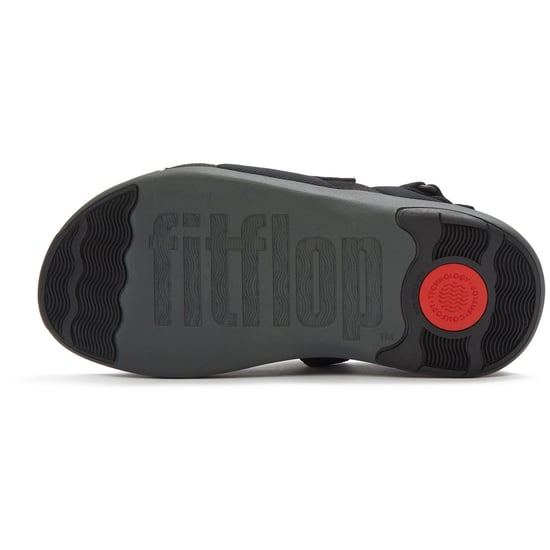 Fitflop F-Mode Go Polyester Men's Black Sandals - Image 2