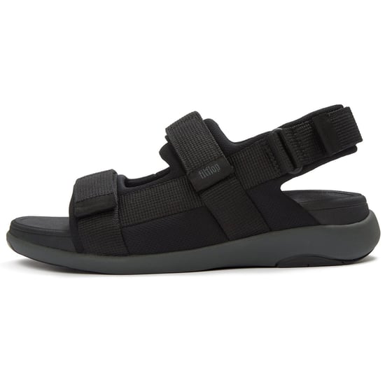 Fitflop F-Mode Go Polyester Men's Black Sandals - Image 4