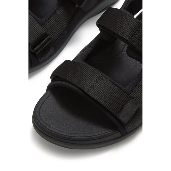 Fitflop F-Mode Go Polyester Men's Black Sandals - Image 5