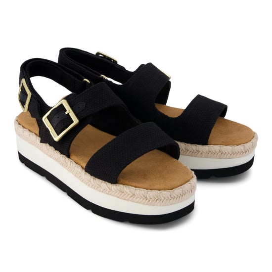 TOMS Giana Textiele Vrouwen Zwarte Strand Sandalen - Image 3