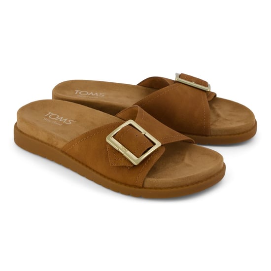 TOMS Marin Textiel Dames Bruin Suiker Sandalen - Image 3