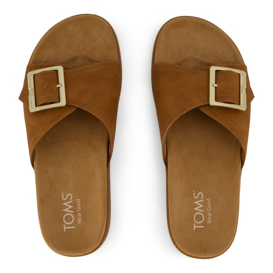 TOMS Marin Textiel Dames Bruin Suiker Sandalen - Image 5