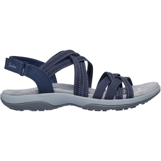 Skechers Reggae Slim - Zomeruitstap Polyester Dames Navy Sandalen - Image 2