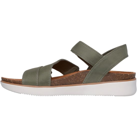 Skechers Lifted Comfort Polyurethaan Dames Olijfgroen Sandalen - Image 4