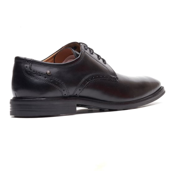 Base London Eton Lace Up Leather Men's Black Lace-Up Shoes - Image 2