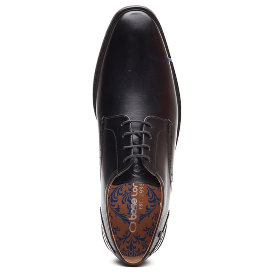 Base London Eton Lace Up Leather Men's Black Lace-Up Shoes - Image 4