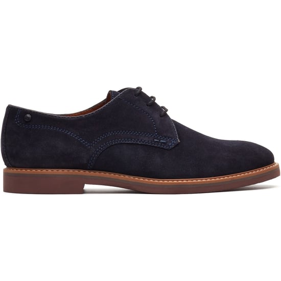 Base London Strand Veterschoenen voor Heren in Blauw Leer - Image 5