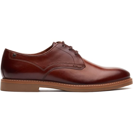 Base London Strand Lace Up Leather Men's Burnt Tan Lace-Up Shoes - Image 5
