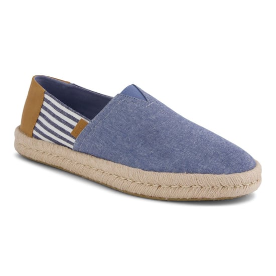 TOMS Alpargata Rope 2.0 Textile Men's Navy Espadrilles - Image 1